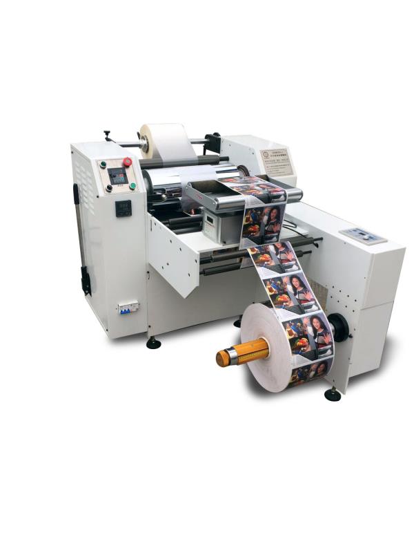 Drum adhesive label laminating machine